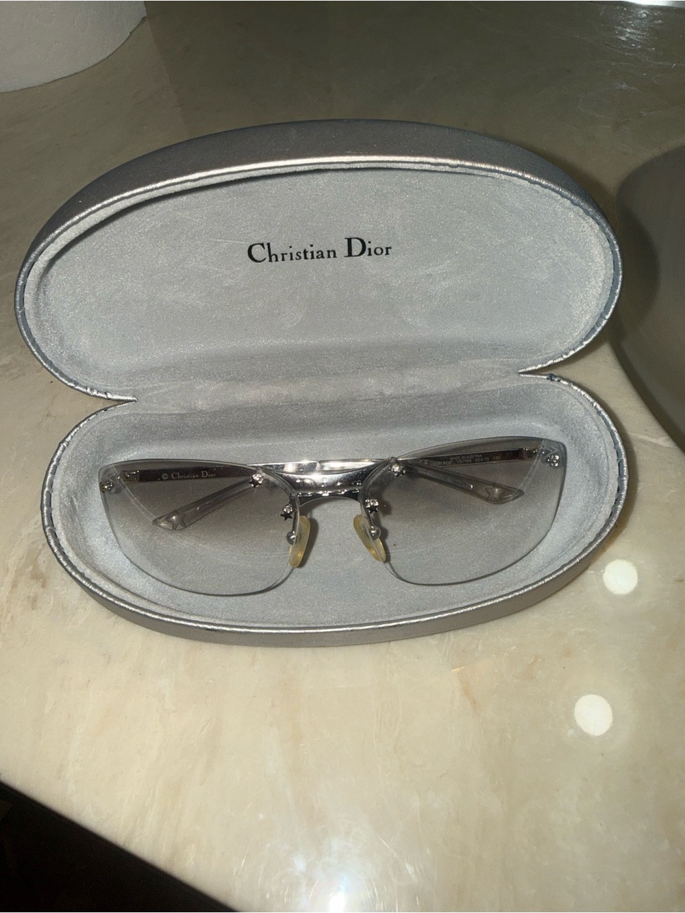Dior With Case Dior Sunglasses Rimless A930